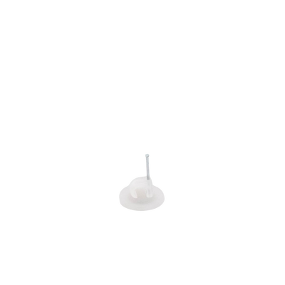Grapa para cable redondo de 5mm color transparente (100pzs) (3102-00100)