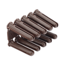 Taquete cafe 5/16" para tornillo 10mm x 1 3/4" (100pzs) (1104-04100)