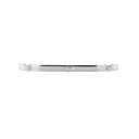 Clip Recto Automático para unir tramos de charola, con acabado Electro Zinc