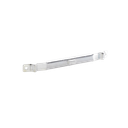 Clip Recto Automático para unir tramos de charola, con acabado Electro Zinc