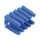 Taquete azul 3/8" para tornillo 12mm x 2" (100pzs) (1105-05100)