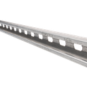 Unicanal perforado 4x2, 3000 mm, con acabado Electro Zinc