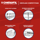 Charola Tipo Malla 66/500 mm, Acabado Electro Zinc, Hasta 525 Cables Cat6, Tramo de 3 Metros