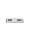 Placa salida a tubo automática para peralte de 66mm y 116mm, con acabado Electro Zinc