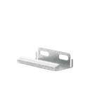 Placa salida a tubo automática para peralte de 66mm y 116mm, con acabado Electro Zinc