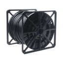 Bobina de cable de 305 Metros Cat6+ CALIBRE 23 Exterior Blindado tipo FTP para CLIMAS EXTREMOS, UL, color Negro Función Easy-Pull"