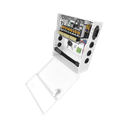 Fuente de Poder con ajuste de voltaje de 11- 15 Vcc / 10 A / 9 Salidas / Capacidad de Batería de Respaldo / Requiere Batería / Voltaje de Entrada 96-264 Vca