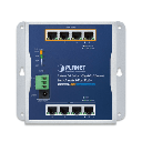 Switch Industrial No Administrable, Múltiple Montaje (Pared, Riel DIN y Magnético), 8 Puertos Gigabit con 4 puertos PoE 802.3at, Hasta 120 W.