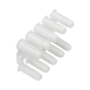 Taquete blanco 3/16" para tornillo 8mm x 3/4" (100pzs) (1101-01100)