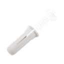 Taquete blanco 3/16" para tornillo 8mm x 3/4" (100pzs) (1101-01100)