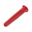 Paquete Con 10 Taquetes Rojos de 1/4" y 10 tornillos 10 x 1 1/2" (4.82 x 38 mm) (1103-05002)
