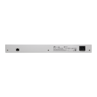 Switch PoE UniFi capa 2 Administrable de 26 puertos Gigabit (24 eth PoE y 2 SFP) 802.3 af/at / Pasivo 24V, 500 Watts, throughput de 38.69 Mpps