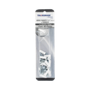 Paquete de 20 taquetes blancos  3/4" y 20 tornillos 8mm x 3/4" (1101-05002)