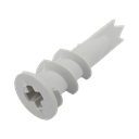 Kit de 10 taquetes autoperforables y 10 tornillos 10mm x 1 1/2" (1301-05002)