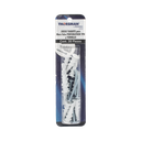 Kit de 10 taquetes autoperforables y 10 tornillos 10mm x 1 1/2" (1301-05002)