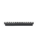 Organizador de cables horizontal de 19", 1UR