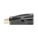 Adaptador (Convertidor) HDMI a VGA  / HDMI Macho a VGA Hembra / Resolución 1920x1080 @ 60Hz  / Adaptador de Audio de 3.5 mm / Chapado en Níquel