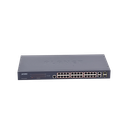 Switch administrable de 24 puertos 10/100TX PoE+ y 2 puertos combo TP/SFP Gigabit