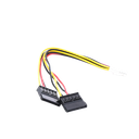 Cable Doble de Corriente SATA / Compatible con DVR´s epcom y HIKVISION / 15 cm de Longitud