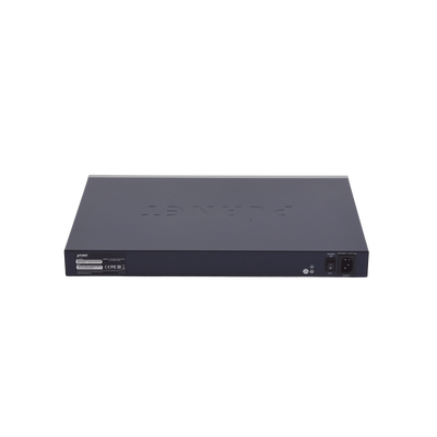 Switch Administrable L2+ de 24 puertos 10/100/1000T PoE+ con 4 puertos combo TP/SFP Gigabit