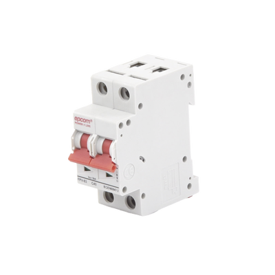 Protección Térmica 2P, 40 A,  Corriente Directa  800 Vcc para Aplicación Fotovoltaica Montaje Riel DIN