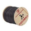 Cable Coaxial RG6, 305 Metros (1000 Pies) RG6, Malla 96%, Hecho en México / Intemperie