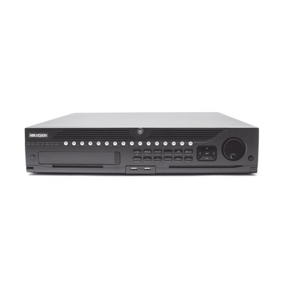 NVR 12 Megapixel (4K) / 32 Canales IP / Soporta Cámaras con AcuSense / 8 Bahías de Disco Duro / 2 Tarjetas de Red / Soporta RAID con Hot Swap / HDMI en 4K / Soporta POS