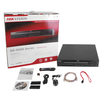 NVR 12 Megapixel (4K) / 32 Canales IP / Soporta Cámaras con AcuSense / 8 Bahías de Disco Duro / 2 Tarjetas de Red / Soporta RAID con Hot Swap / HDMI en 4K / Soporta POS