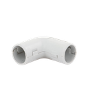 Unión en "L" (Codo) para tubería rígida, recomendado para cable eléctrico, PVC Auto-extinguible, de 16 mm