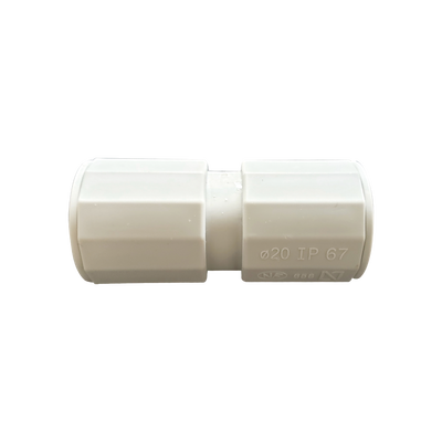Manguito / Cople Morbidx IP67 libre de halógenos para unir tubería rígida de 40 mm (1 1/2") permite una instalación hermética no necesita pegamento