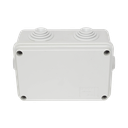 Caja Estanca de PVC Para Derivación y Conexión, 6 Entradas, Tapa Atornillada, 120x80x50 mm (Área interna), Uso Exterior IP55, Material que no Propaga el Fuego y Libre de Hálogenos
