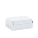 Caja Estanca de PVC Para Derivación y Conexión, 12 Entradas, Tapa Atornillada, 300x220x120 mm  (Área interna), Uso Exterior IP55, Material que no Propaga el Fuego y Libre de Hálogenos