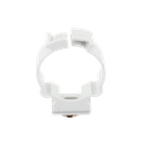 Soporte de collar (Abrazadera), PVC Auto-extinguible, cerrado para tubería de 32 mm