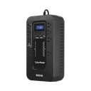 UPS de 650 VA/390 W, Topología Standby con Modo Ahorrador ECO, Entrada 120 Vca NEMA 5-15P, Con 8 Tomas NEMA 5-15R