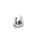 Soporte de presión (Abrazadera), PVC Auto-extinguible, abierto para tubería de 16 mm