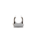 Soporte de presión (Abrazadera), PVC Auto-extinguible, abierto para tubería de 16 mm