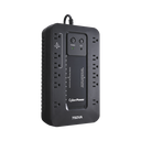 UPS de 750 VA/450 W, Topología Standby con Modo Ahorrador ECO, Entrada 120 Vca NEMA 5-15P, Con 12 Tomas NEMA 5-15R