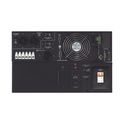 UPS de 10000 VA/9000 W, Online Doble Conversión, 200 - 240 Vac de Entrada, 200 - 240 Vac de Salida, Terminal Hardwired, Onda Senoidal Pura, Torre o Rack de 6 UR, Con 3 Tomas NEMA L6-30R