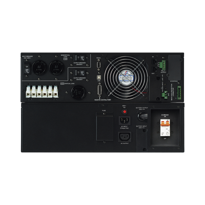 UPS de 8000 VA/ 7200 W, Online Doble Conversión, 200 - 240 Vac de Salida, Terminal Hardwired, Onda Senoidal Pura, Torre o Rack de 6 UR, Con 3 Tomas NEMA L6-30R