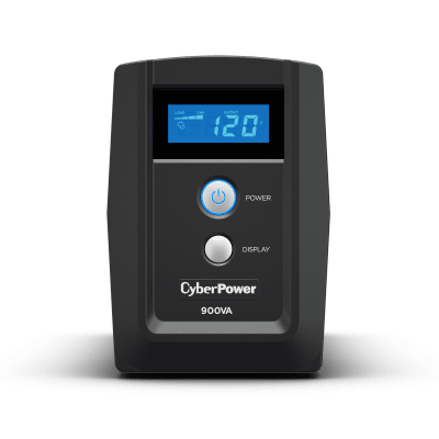 UPS de 900 VA/420 W, Topología Línea Interactiva, Entrada 120 Vca NEMA 5-15P, y 6 Salidas NEMA 5-15R, Con Regulador de Voltaje (AVR)