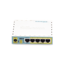 (hEX PoE LITE) RouterBoard, 5 Puertos Fast Ethernet, 4 con PoE Pasivo, 1 Puerto USB