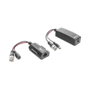Kit de transceptores activos TURBO HD. Convierte 36/24 Vcc a 12 Vcc regulados, a través de cable  UTP Cat5e / 6. Transmision de 200 m (Revisar tabla de resoluciones )