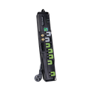 Multicontacto Con Supresor de Picos, Voltaje de Entrada 125 Vca NEMA 5-15P, Con 7 Salidas NEMA 5-15R, 1950 Joules, Protección RJ11 y Coaxial RG6