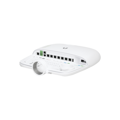 Router inteligente de control WISP con FiberProtect de 6 puertos Gigabit RJ45 más 2 puertos Combo Gigabit RJ45/SFP