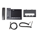 Teléfono IP Ejecutivo Para 6 Líneas SIP con Video Conferencia HD720, Pantalla Multi-Touch, Voz HD y Conferencia de 10 vías con Soporte Para PoE