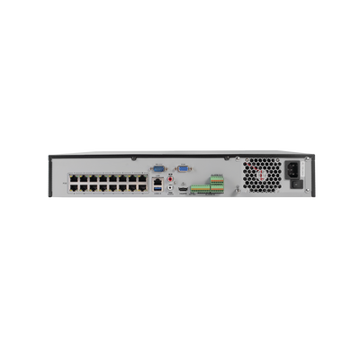 NVR 12 Megapixel (4K) / 32 Canales IP / 16 Puertos PoE+ / Switch PoE 300 mts / HDMI en 4K / Soporta POS
