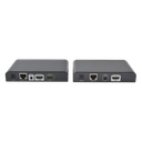 Kit extensor HDMI de 120 metros con loop HDbitT, Cat 5e/6 / Soporta hasta 253 Rx / Protocolo HDbitT, compatible con HDCP.