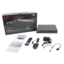 DVR 2 Megapixel / 4 Canales TURBOHD + 1 Canal IP / 1 Bahía de Disco Duro / H.264+ / 1 Canal de Audio / Vídeoanálisis