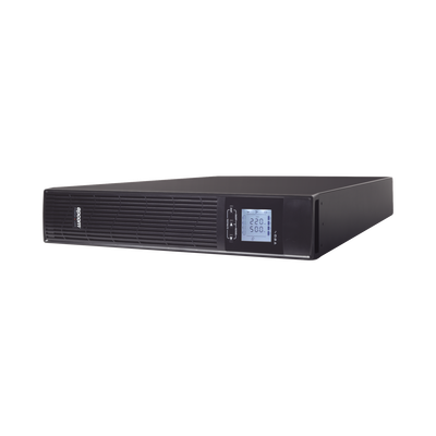 UPS de 3000VA/2700W / Topología On-Line Doble Conversión con Baterías Internas / Entrada y Salida de 120 Vca / Clavija de Entrada NEMA L5-30P / Pantalla LCD Configurable / Formato Rack/Torre