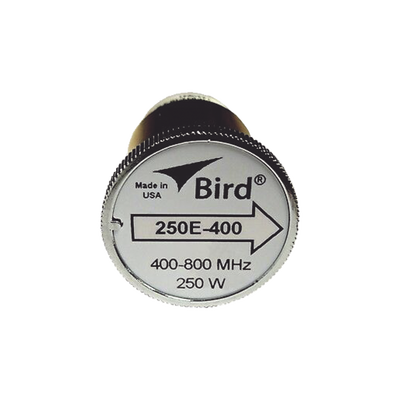 [250E-400] Elemento de 250 Watt en Línea 7/8" para Wattmetro BIRD 43 en Rango de Frecuencia de 400 a 800 MHz.